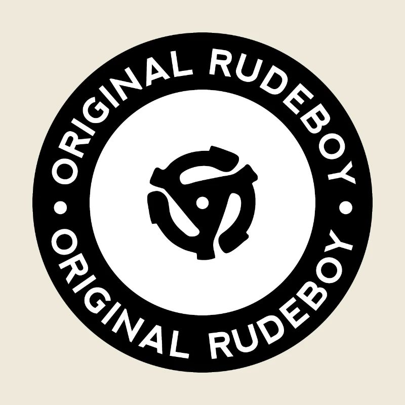 Original Rudeboy Vinyl Record - Black & White Mod