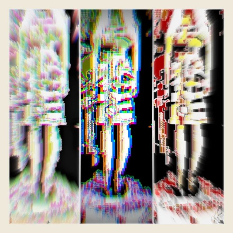 Digitale Pixelkunst woman