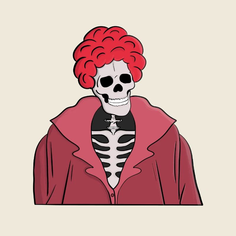 Stilvoller Totenkopf