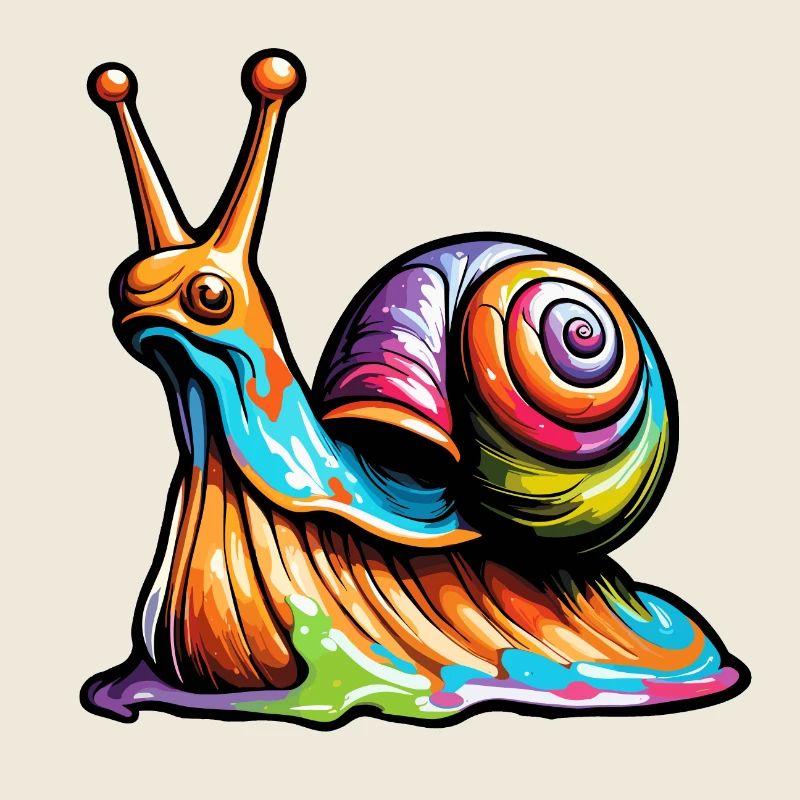 Schnecke / Tier / kriechen / Schleimig / langsam