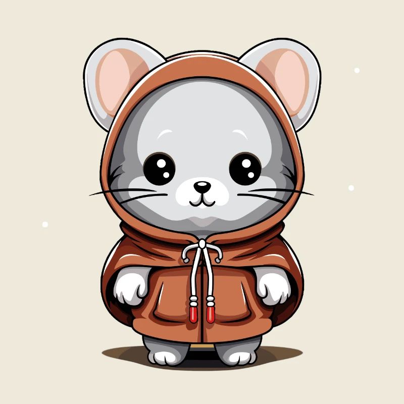 Maus Weihnachts Design - Kawaii Style