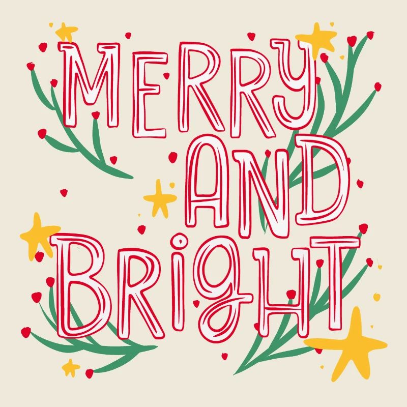 Merry and Bright Festive Script