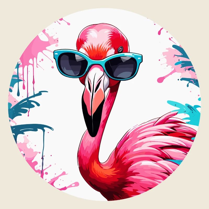 Flamingo / Tier / Pink / Tropisch / Langbeinig