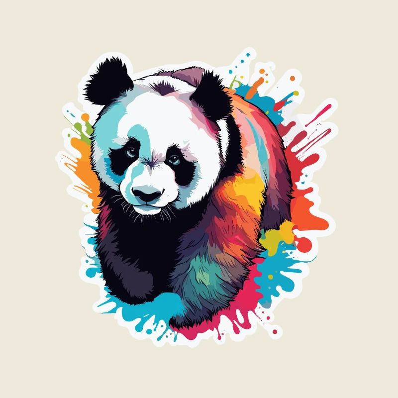 Panda / Tier / Zoo / Bambus / Wild / Kindlich