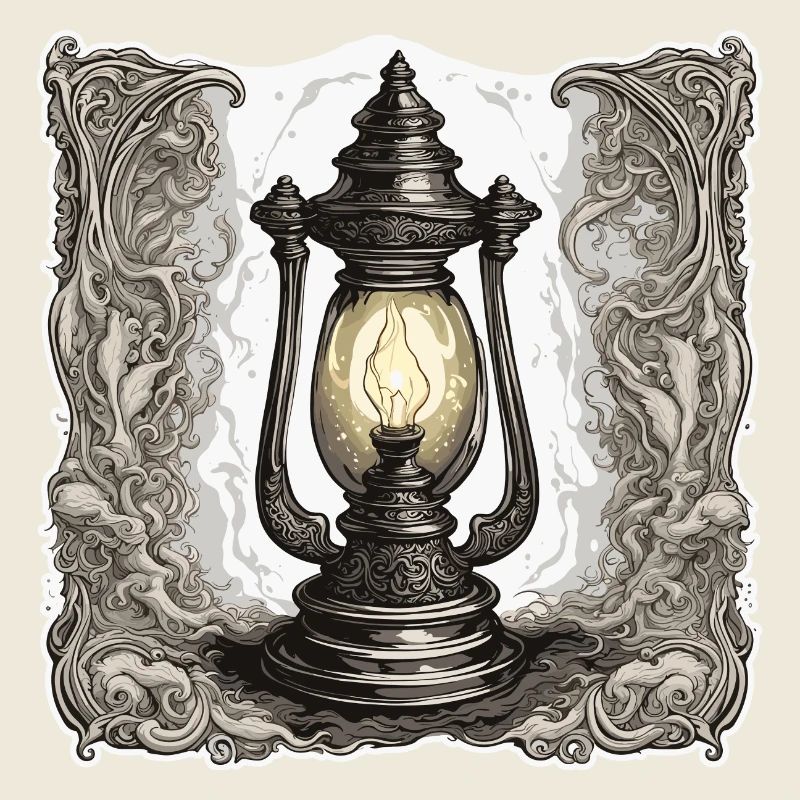 Lampe à gaz / Light / Vintage / Antique / Classic