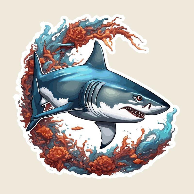 Requin / Faune / Sous-marin / Mer / Océan