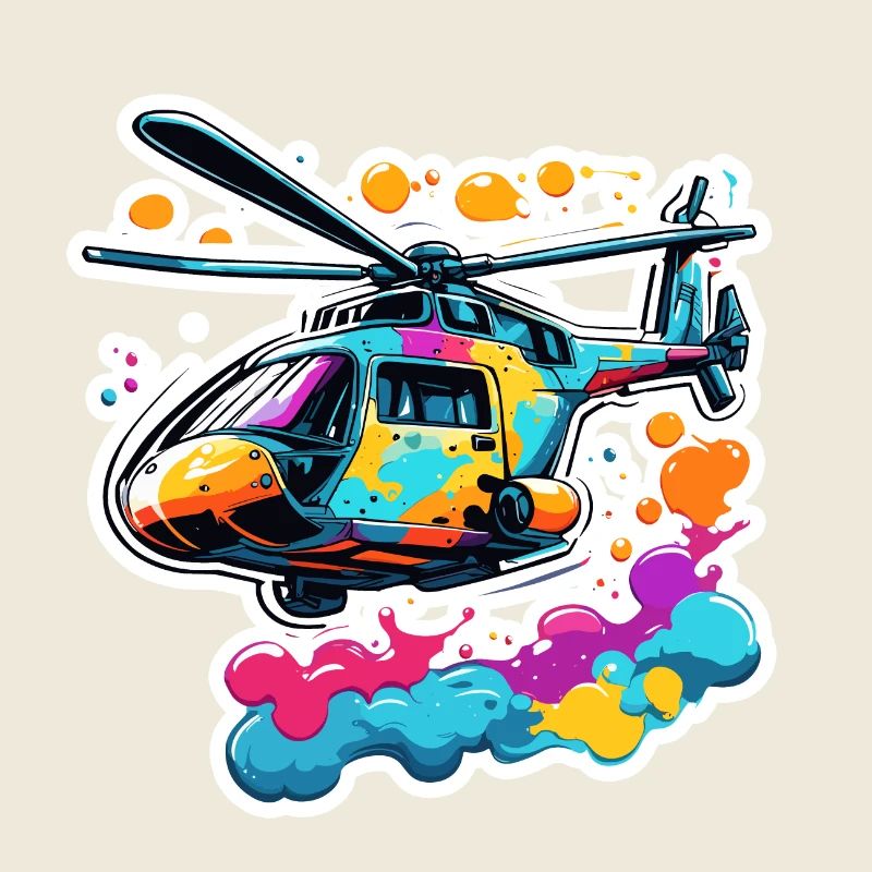 Helikopter / Hubschrauber / fliegen / Luftfahrt