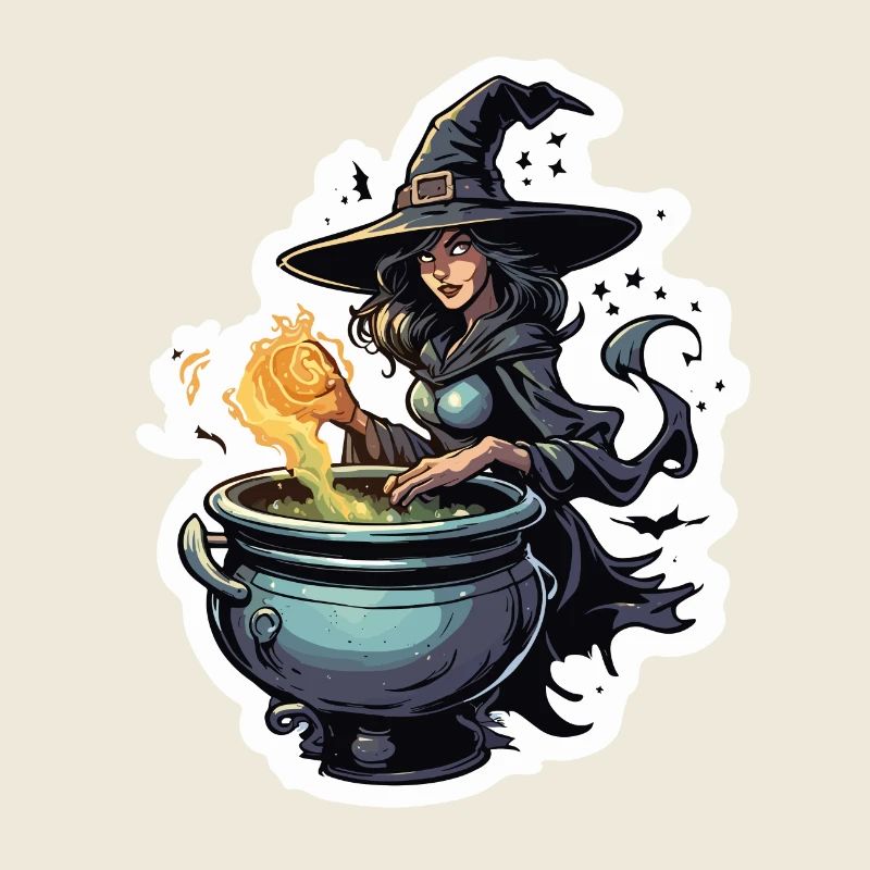 Hexe / Magie / Hexenritual / Märchen / Zauber