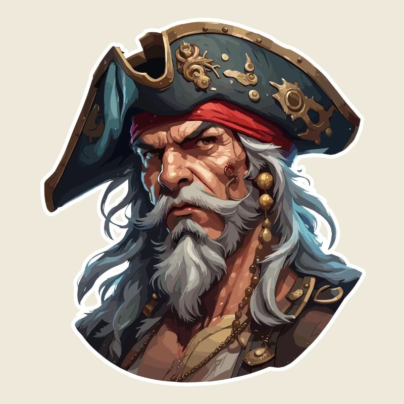 Pirate / Ahoy / Ancre / Capitaine / Crâne / Rhum