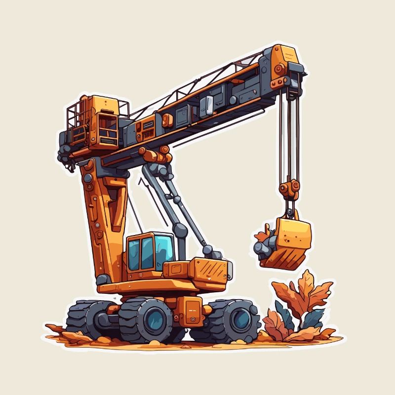 Grue / de chantier / treuil / système de grue