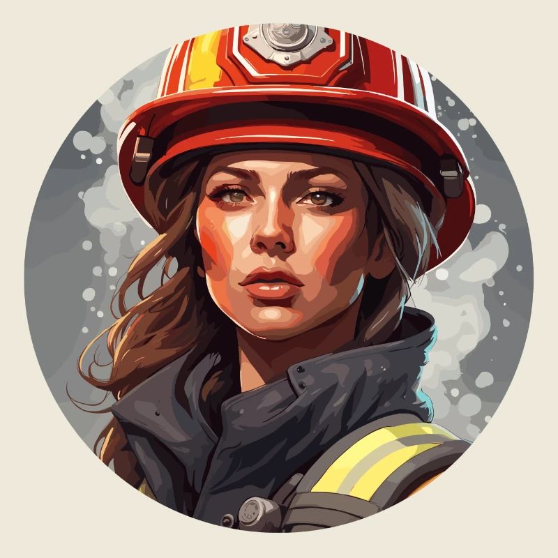 Firefighter / Fire / Fire / Extinguish / Heroine
