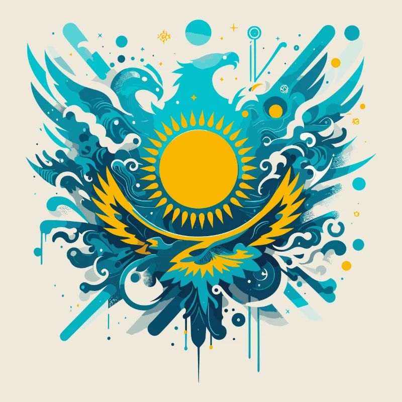 Kasachstan kunstvoll Geschenk