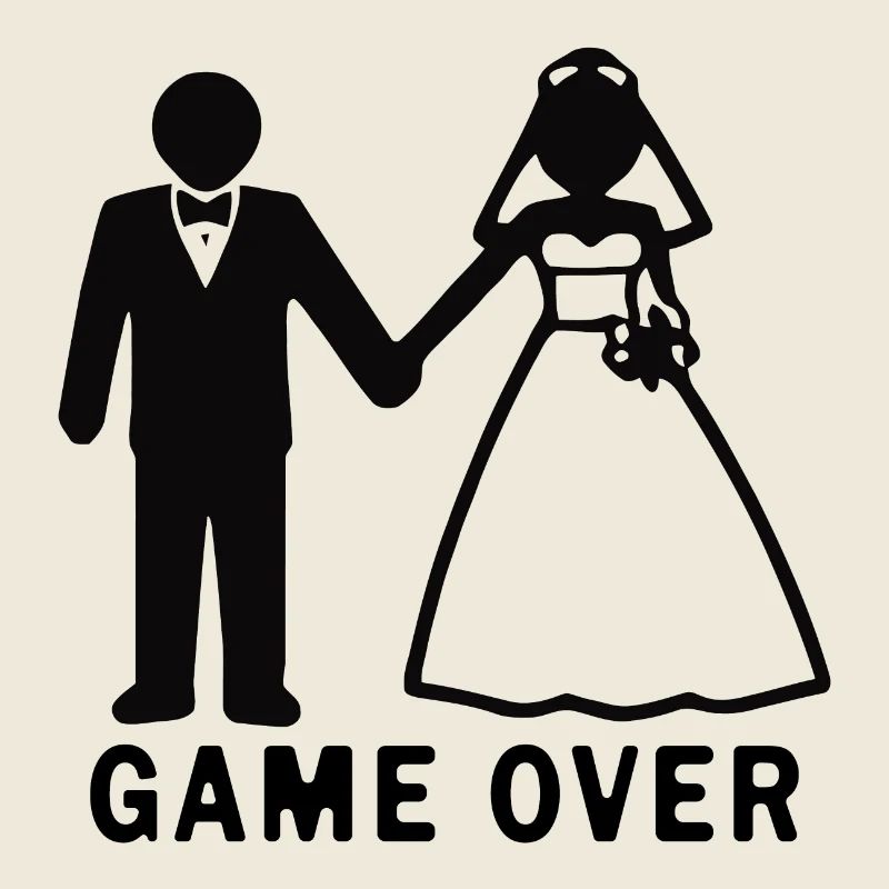Bride and groom game over