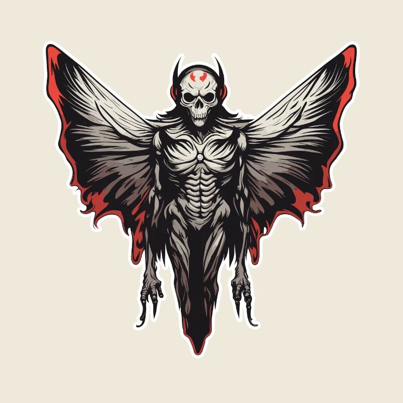 Mothman / Moth / Insect / Mythical Creature / Flutter