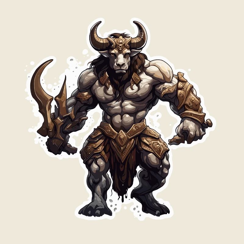 Minotaure / Mythologie grecque / Créature