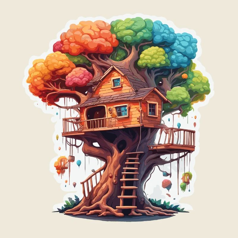 Treehouse / Treetop / Treehouse / Adventure