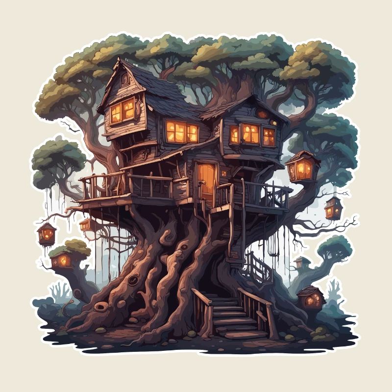 Treehouse / Treetop / Treehouse / Adventure