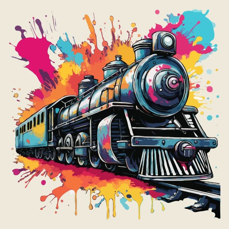 Zug / Lokomotive / Dampflok / Eisenbahn / Lock