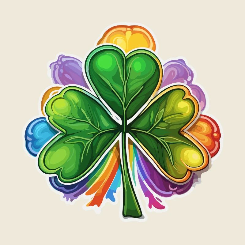 Kleeblatt / Glücksbringer / Symbol / Irish Charm