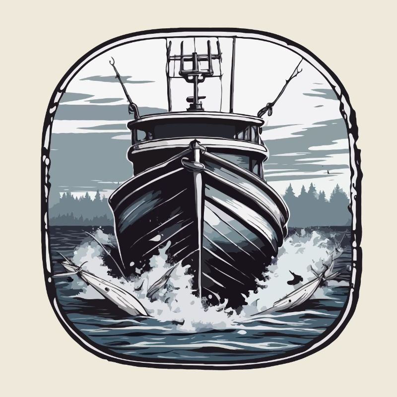 Pirate Ship / Boat / Sea / Ocean / Waves