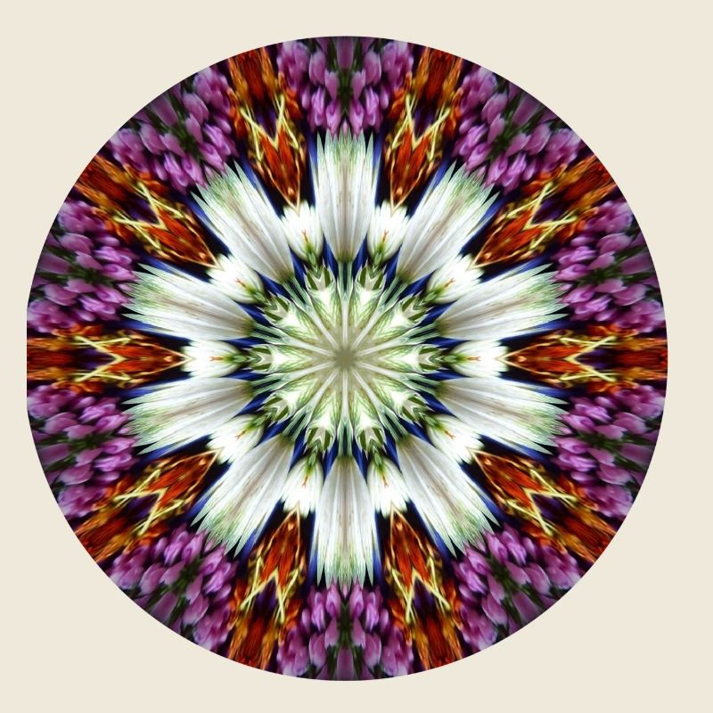 Kaleidoscopic flower star