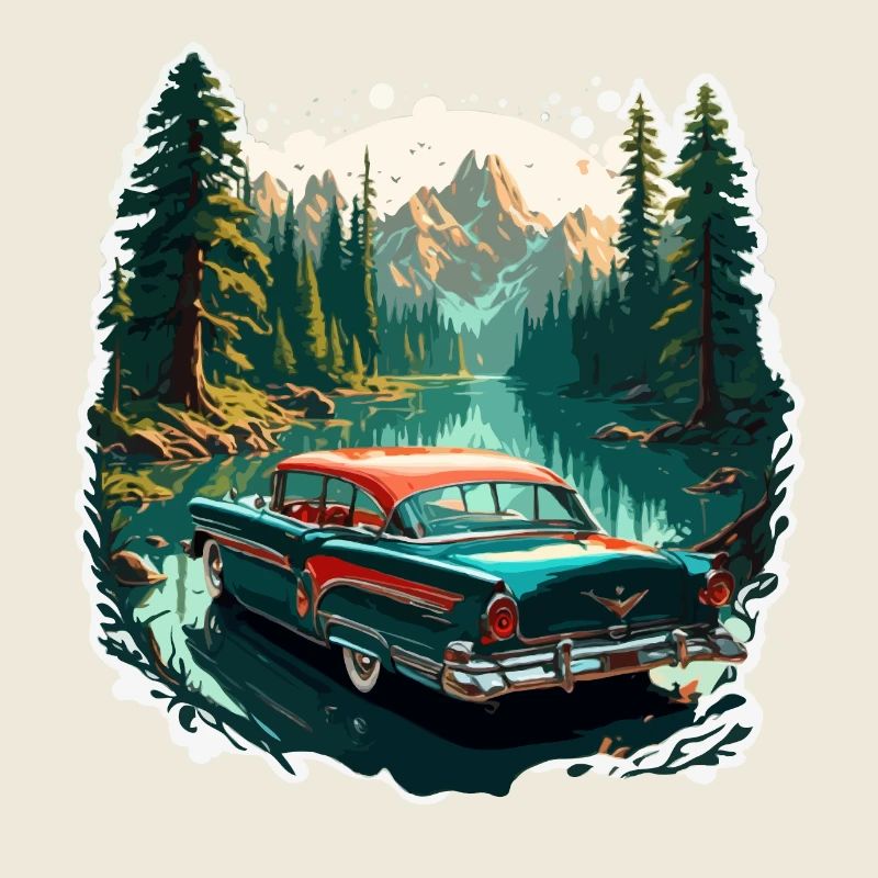 Old Timer / Car / 50s / Retro / Vintage
