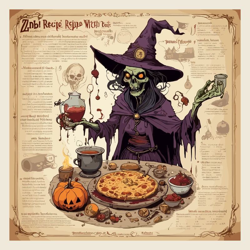 Witch's Handbook / Magic Book / Halloween / Autumn