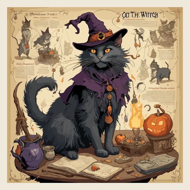 Hexenhandbuch / Zauberbuch / Halloween / Herbst