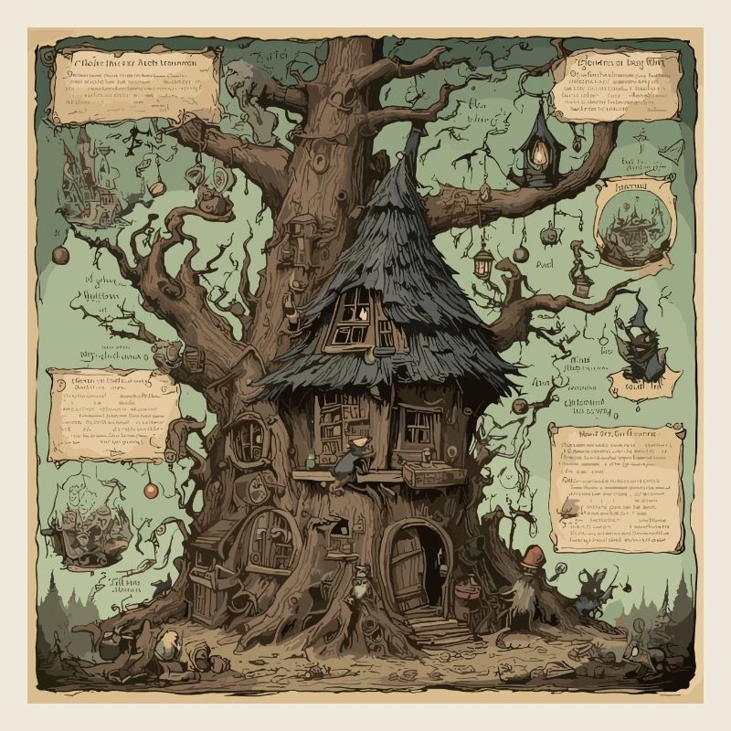 Manuel de la sorcière / grimoire / Halloween / automne