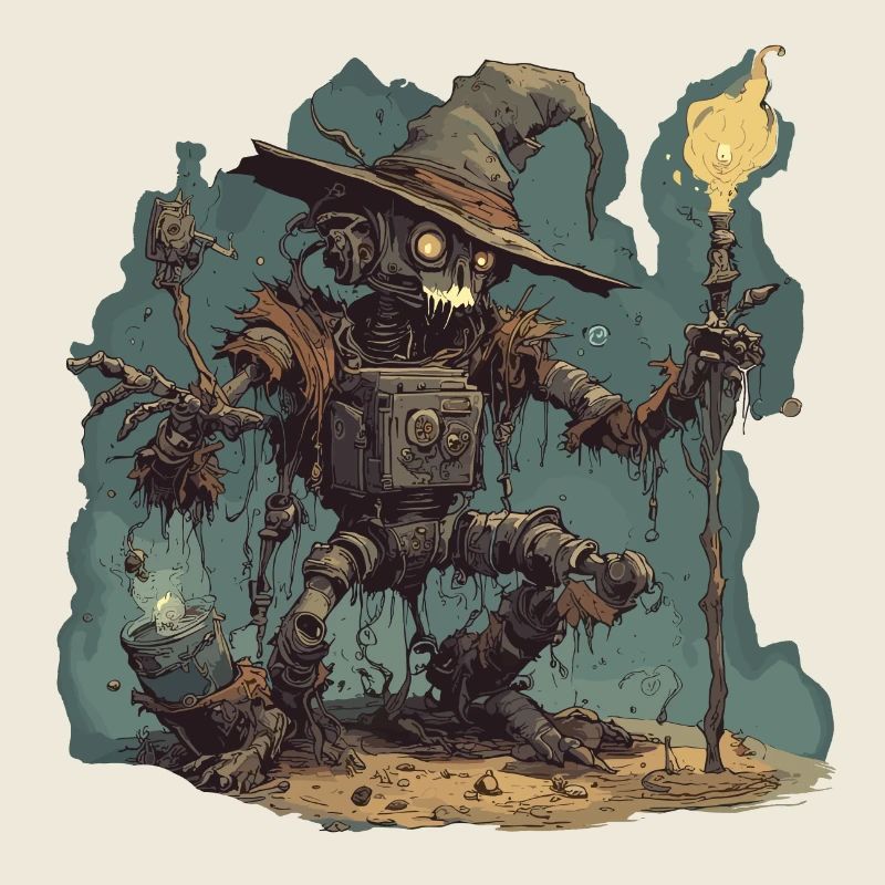 Manuel de la sorcière / grimoire / Halloween / automne