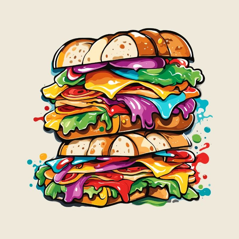 Sandwich / Belegtes Brot / Essen / Lebensmittel