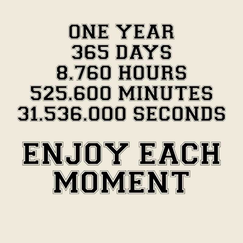 Profitez de l’instant. Le temps comme élément de la vie.