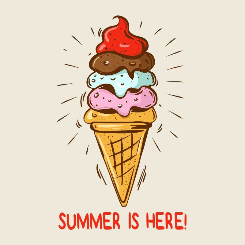 Eis Summer is here Eiscreme Eisdiele Sommerzeit