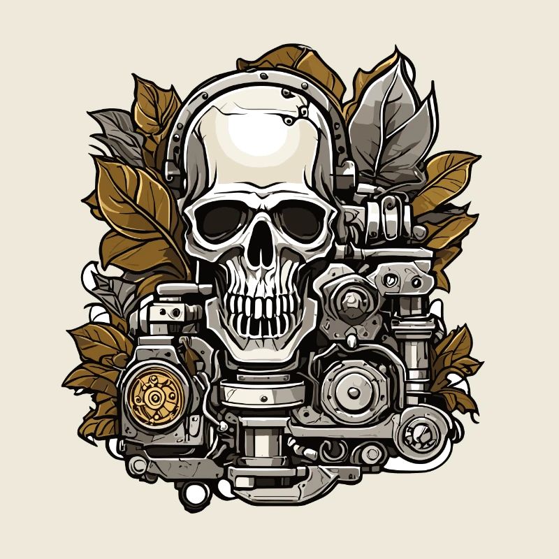 Skull / Totenkopf / Skelett / Gothic / Tattoo