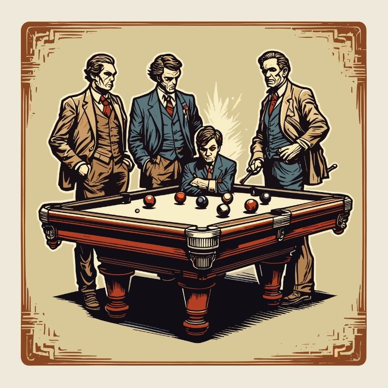 Billardtisch / Billiardkugel / 8 Ball / Pool / Kö