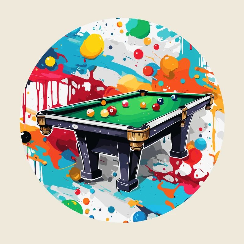 Billardtisch / Billiardkugel / 8 Ball / Pool / Kö
