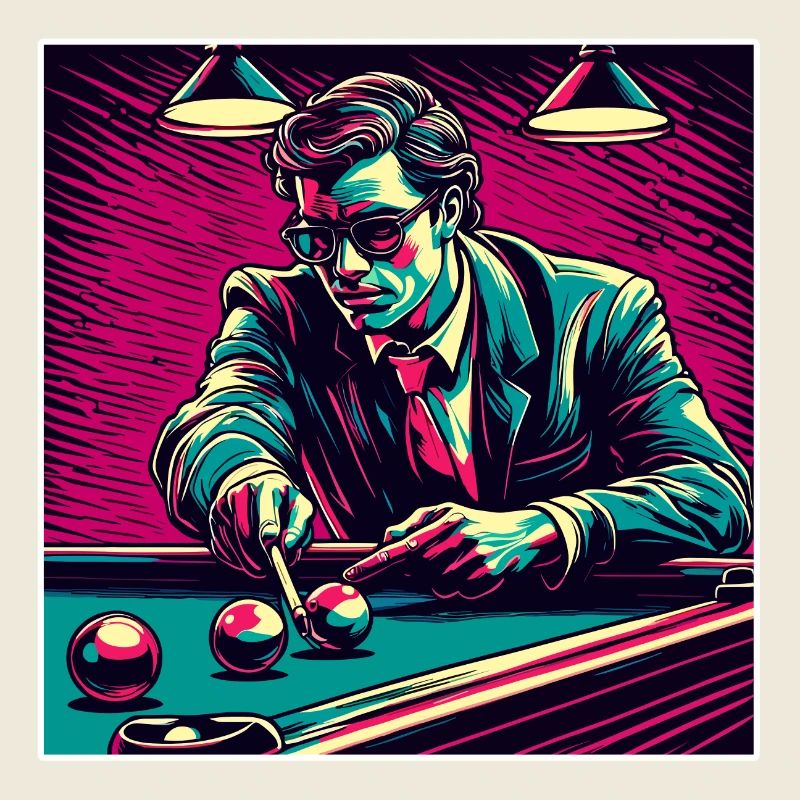 Billard / Boule de billard / 8 boules / billard / Kö