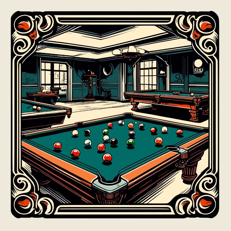 Billard / Boule de billard / 8 boules / billard / Kö