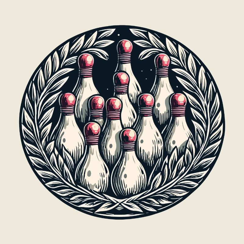 Bowling / Kegeln / Bowlingbahn / Pin / Strike
