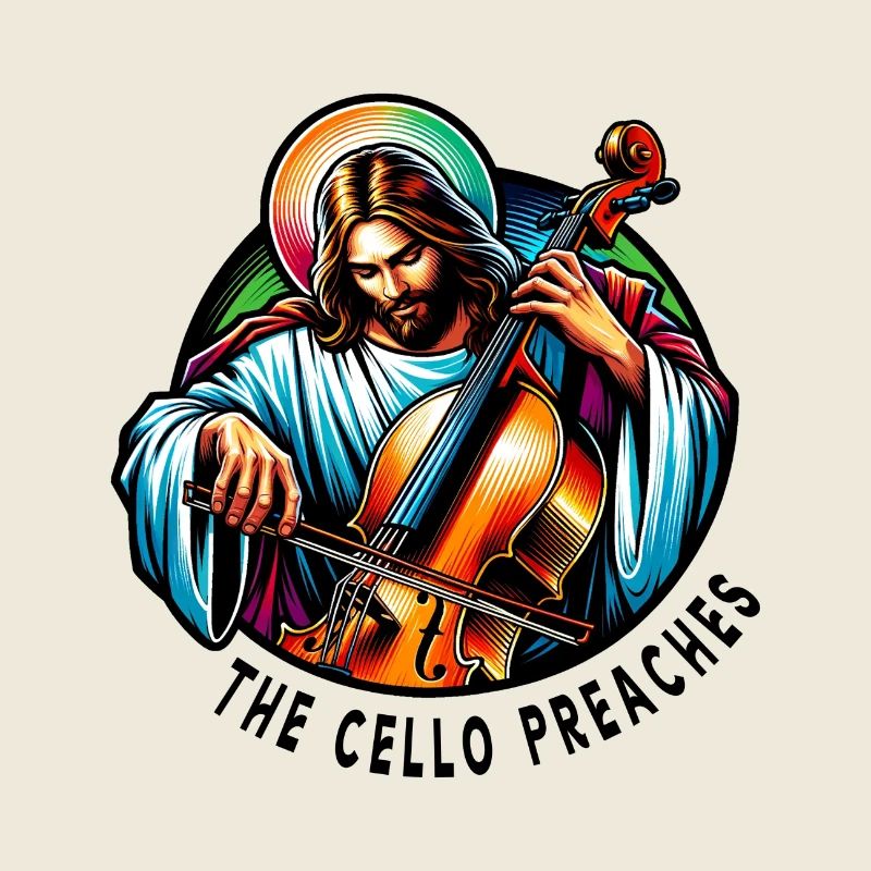 Le violoncelle prêche Jésus-Christ
