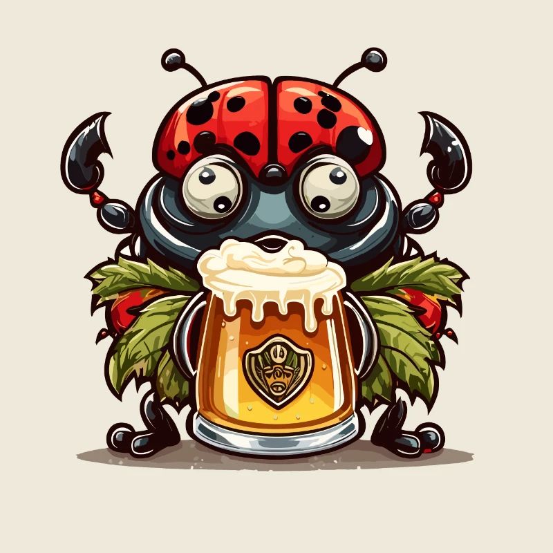 Marienkäfer / Glücksbringer / Punktkäfer / Neujahr