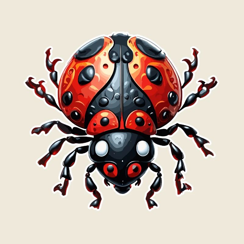 Marienkäfer / Glücksbringer / Punktkäfer / Neujahr