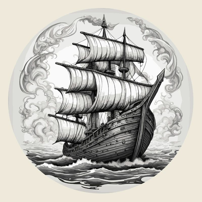 Schiff / Boot / Anker / Meer / Ocean / Kapitän