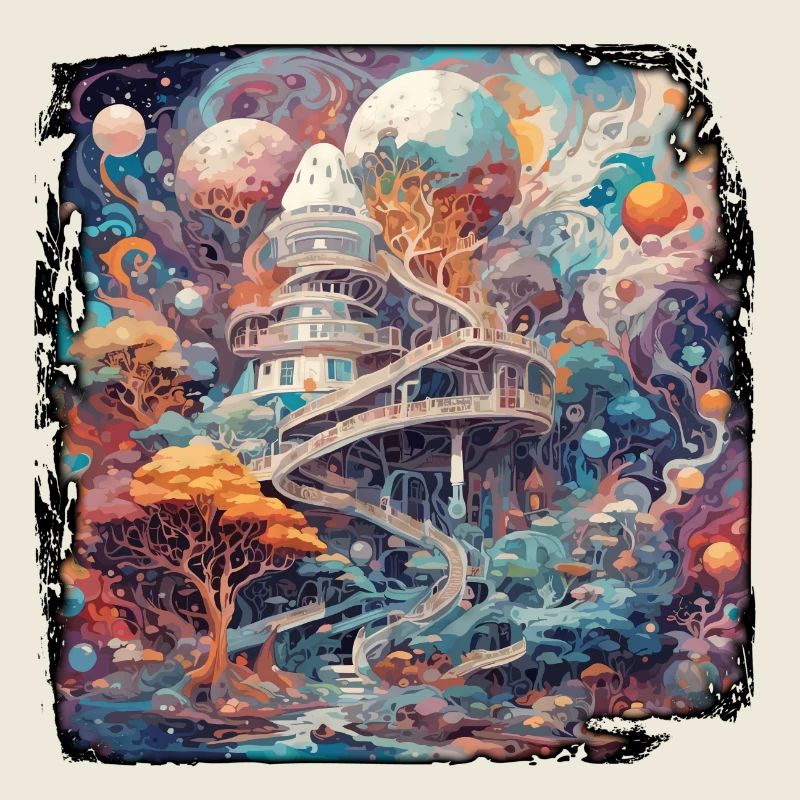 Psychédélique / Château / Tout / Hallucination