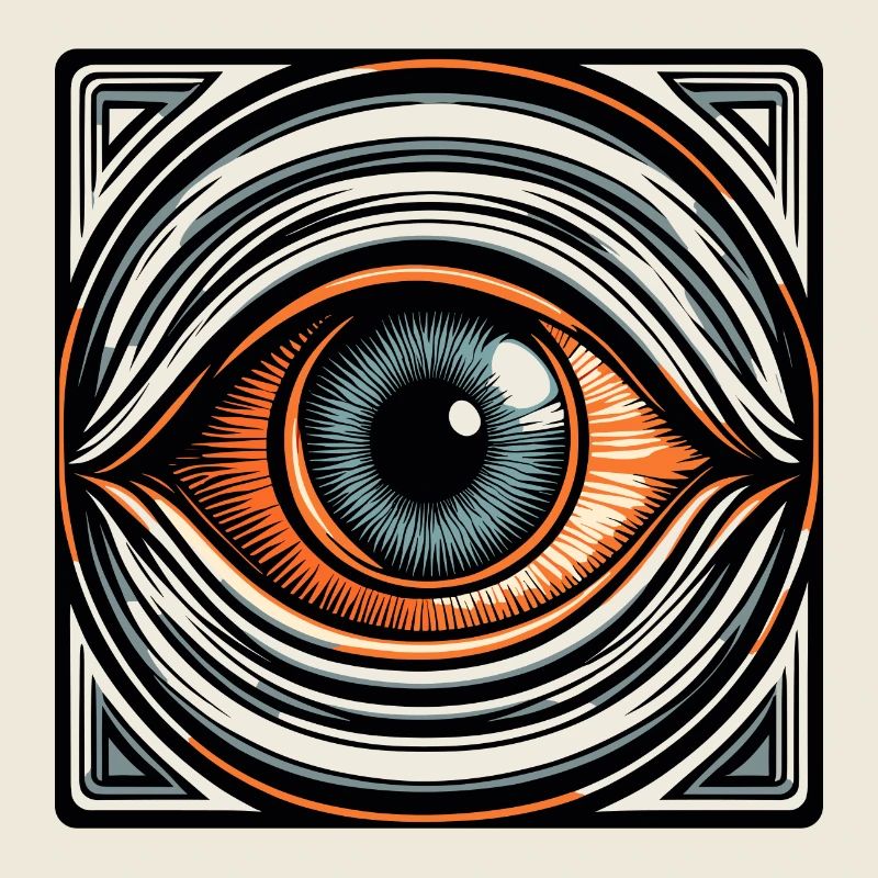 Psychedelic / Auge / Psychobilly / Comic / bunt