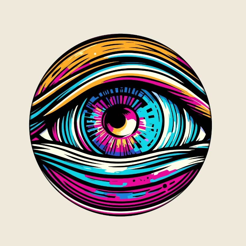 Psychedelic / Eye / Psychobilly / Comic / Colorful