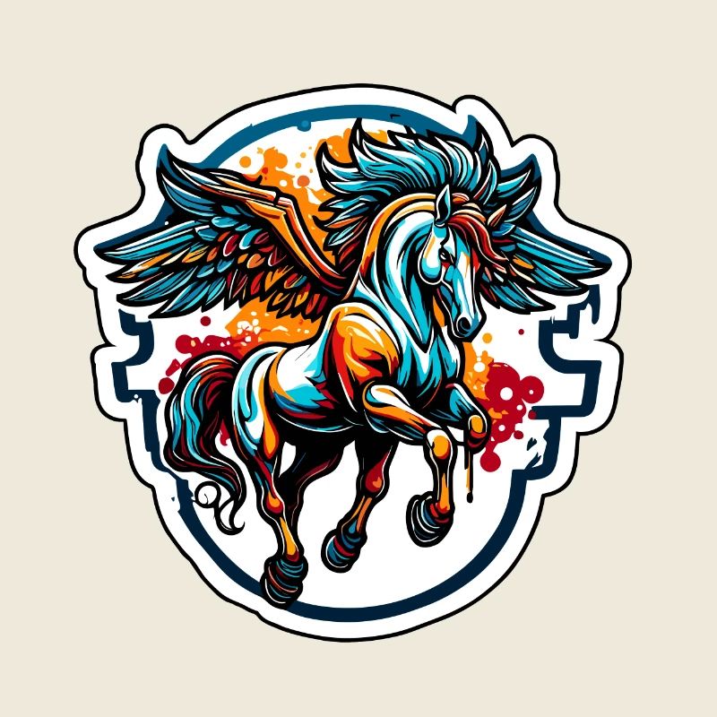 Pegasus / Flügel /griechisch / Fantasie