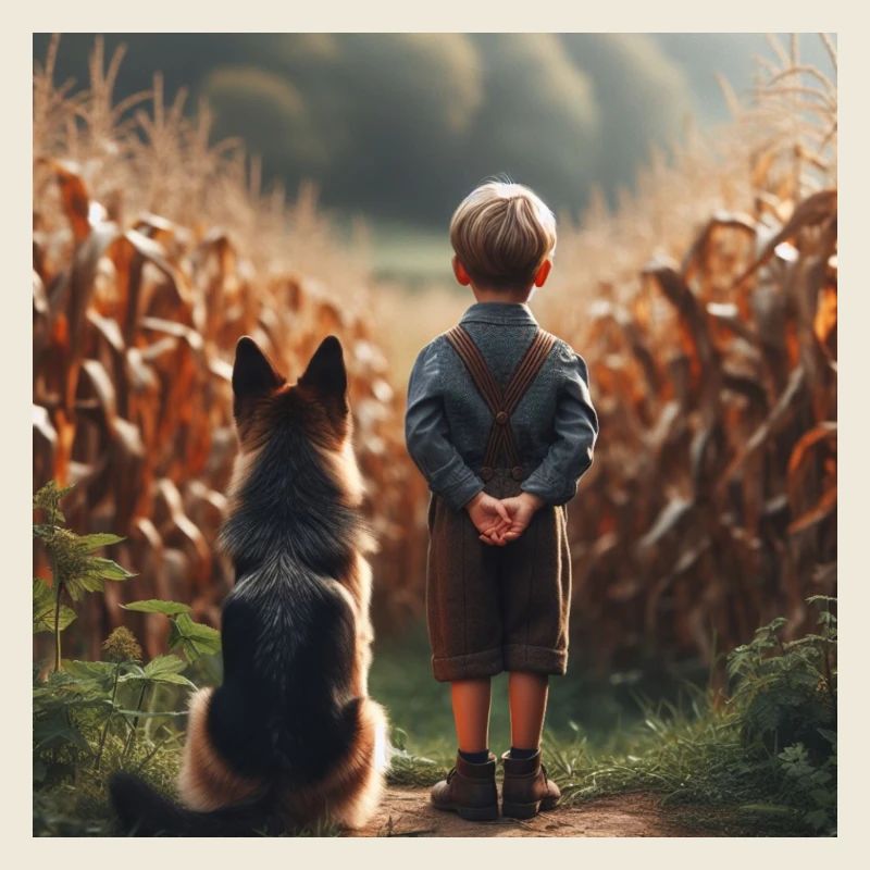 Deutscher Schäferhund Kunst