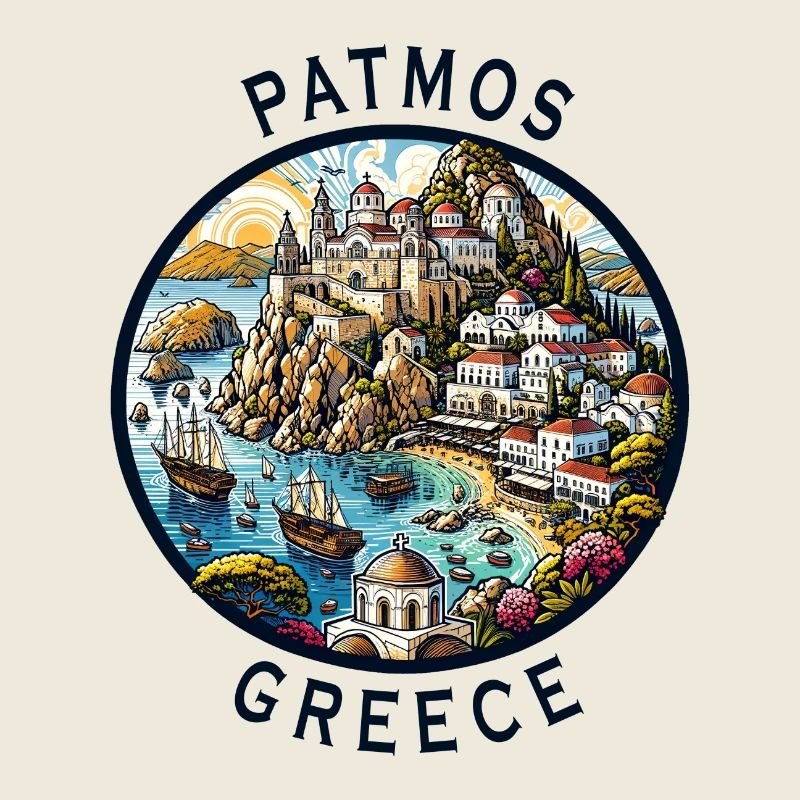 Vacances à Patmos, Grèce, Voyage en mer Égée