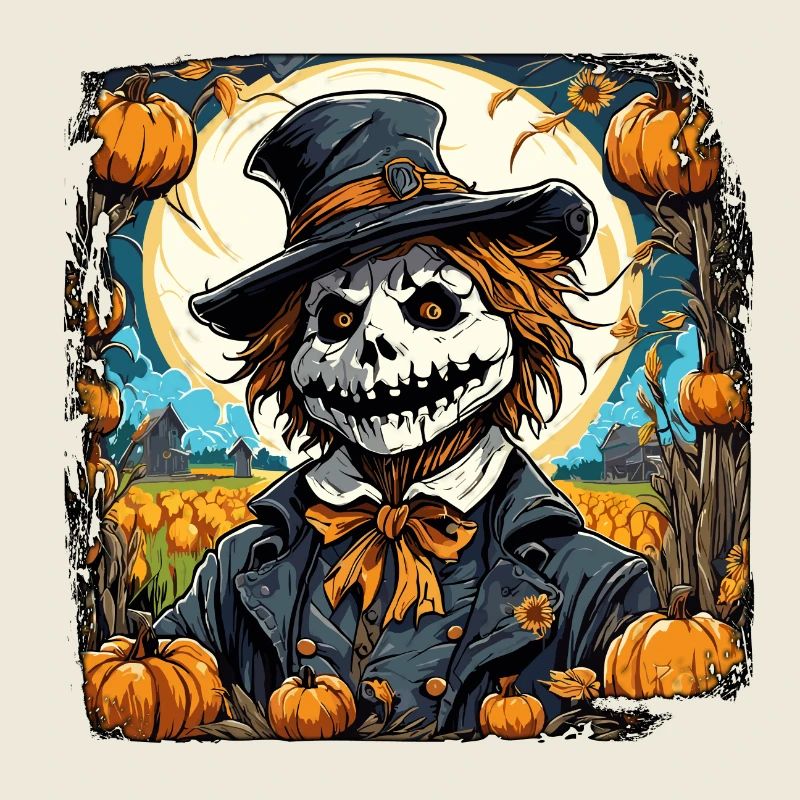 Scarecrow / Harvest Worker / Corn Field / Field